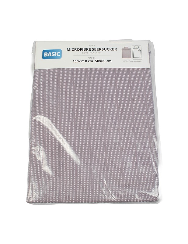 JYSK Basic Petra kreppipussilakanasetti, 150x210 + 50x60 cm - Liinavaatteet - 10105443104 - 0