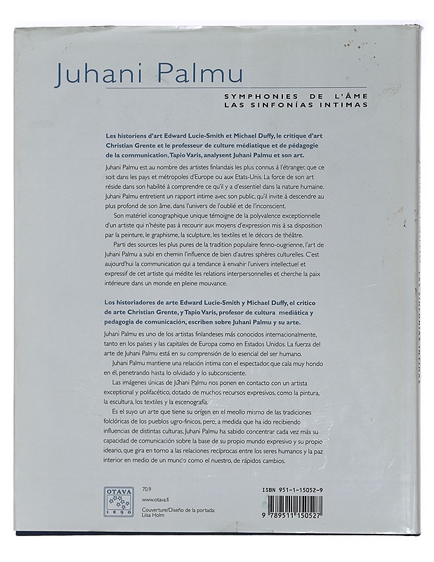 Juhani Palmu : symphonies de l'a?me - Lucie-Smith, Edward - Taide- ja kulttuurikirjat - 10105443105 - 1