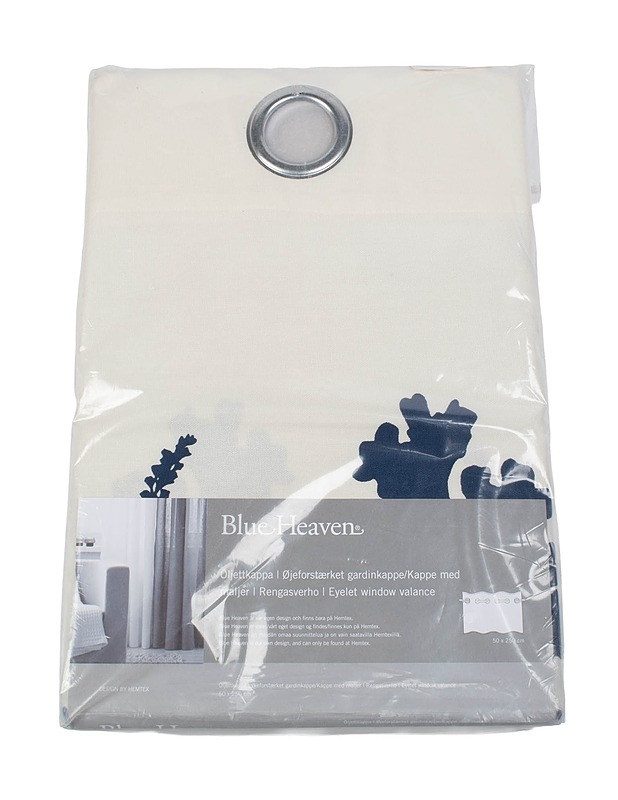 HEMTEX Blue Heaven rengasverhokappa, 50x250 cm - Verhot ja kapat - 10105443153 - 0