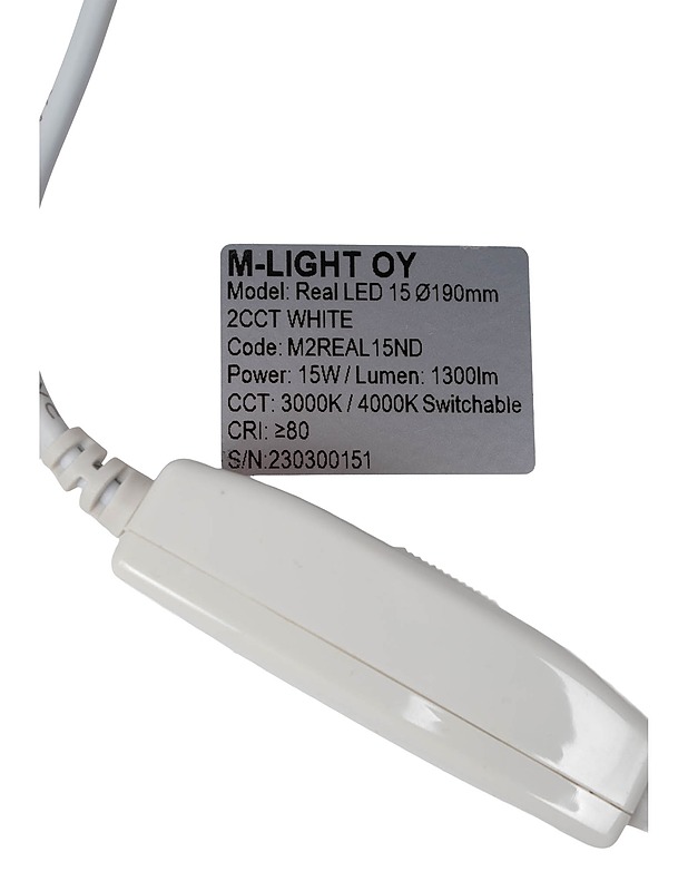 M-LIGHT OY Real LED 15 alasvalo - Valaisimet - 10105443179 - 3