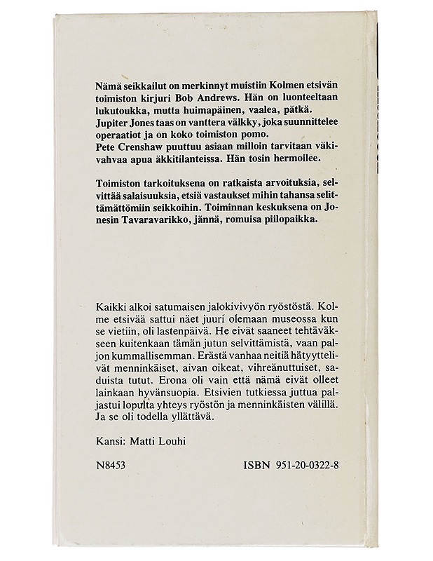 Alfred Hitchcock : 3 etsivää ja kultainen vyö 5 - Jännitys ja dekkarit - 10105443244 - 1