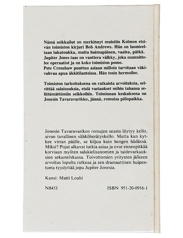 Alfred Hitchcock : 3 etsivää ja kiljuva kello - Jännitys ja dekkarit - 10105443250 - 1