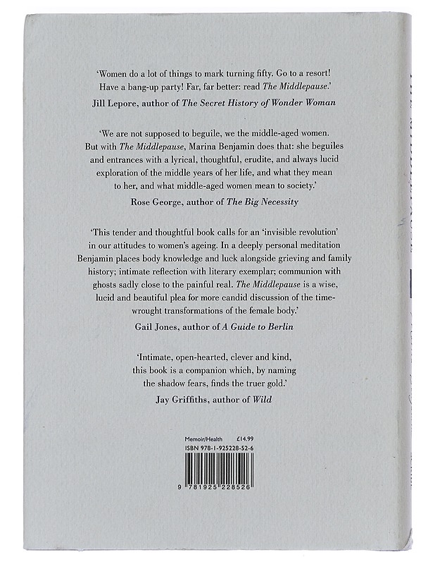 The Middlepause: On turning 50 - Marina Benjamin - Elämäkerrat ja muistelmat - 10105443422 - 1