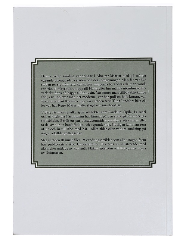 Steg i staden III - Sjöström, Ralf-Erik - Historiakirjat - 10105443432 - 1