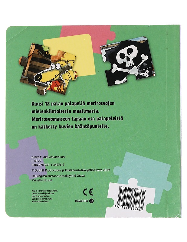 Merirosvot : palapelikirja - Mauri Kunnas - Lastenkirjat - 10105443535 - 1