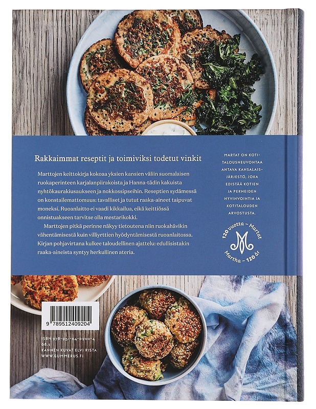 Martat - keittokirja : innostu ja onnistu keittiössä - Rista, Elvi - Ruokakirjat - 10105443536 - 1