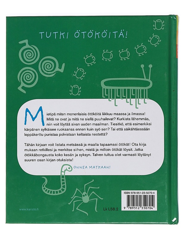 Ensimmäinen ötökkäkirjani - Baklien, Anja - Tietokirjat ja oppaat - 10105443586 - 1