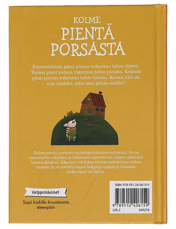 Kolme pientä porsasta - Matsuoka, Mei - Lastenkirjat - 10105443600 - 1