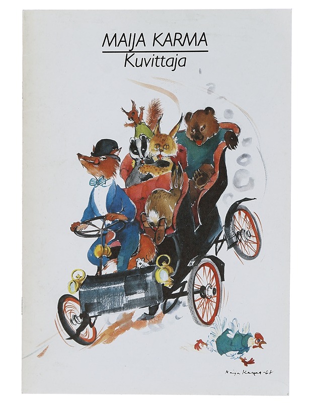 Maija Karma : kuvittaja : Mikkelin taidemuseo 25.11.1988-8.1.1989 - Karma, Maija - Taide- ja kulttuurikirjat - 10105443610 - 0