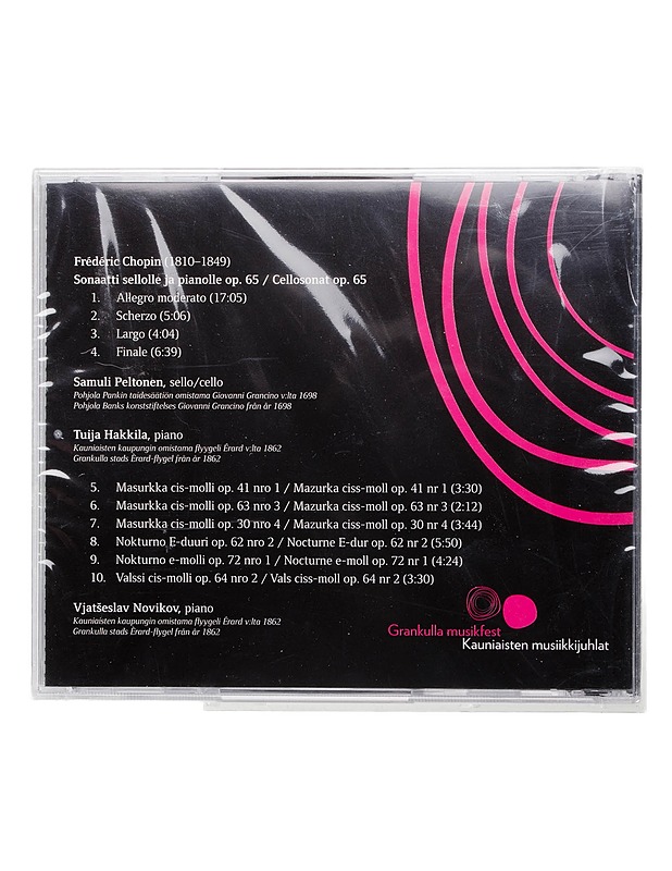 Chopin - Sonate Pour Violoncelle et Piano - CD-levyt - 10105443637 - 1