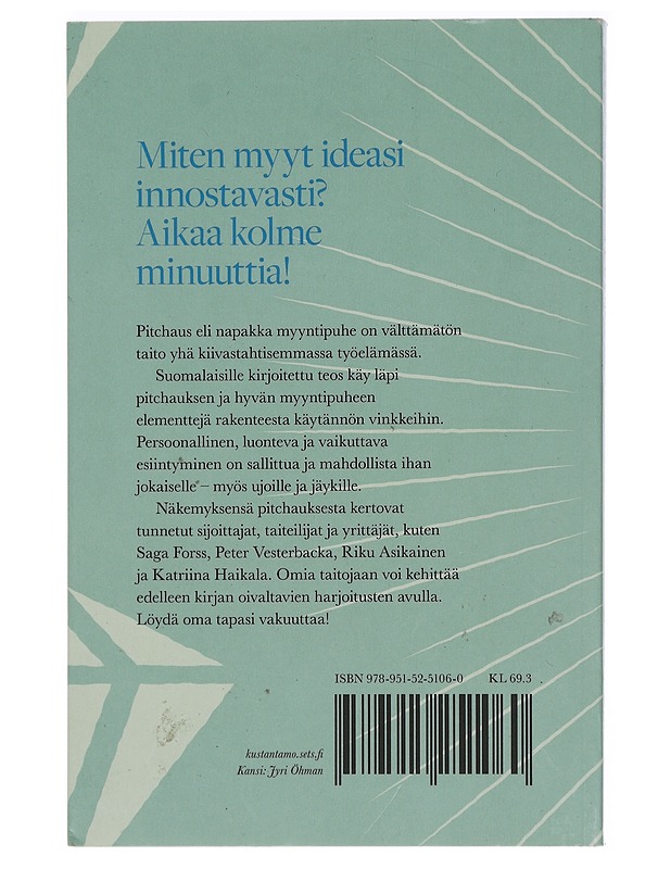 Pitch! : innostavan tiivistämisen taito - Ervasti, Elsa - Tietokirjat ja oppaat - 10105443644 - 1