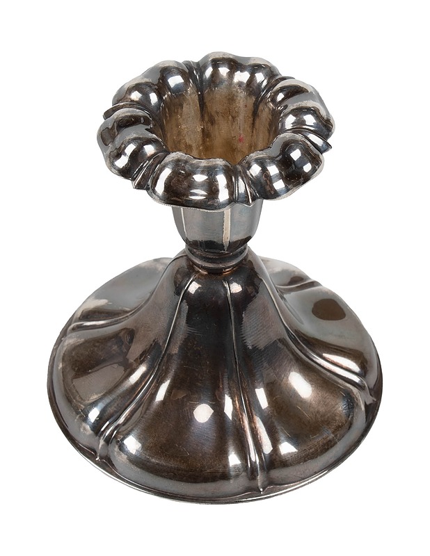 BISMARCK-KORU hopeiset kynttilänjalat, 2 kpl - Kynttilänjalat - 10105443648 - 1