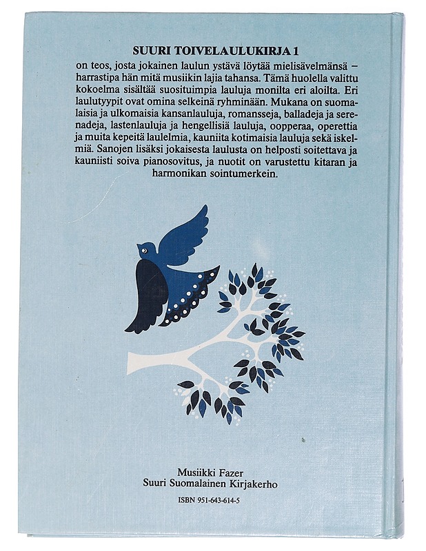 Suuri toivelaulukirja. 1 - Vuoristo, Aapeli - Joulukirjat - 10105443660 - 1