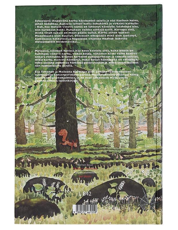 Eläinten hovissa : tarinoita suomalaisten eläinten synnystä ja elämästä - Timonen, Eija - Romaanit ja novellit - 10105443666 - 1