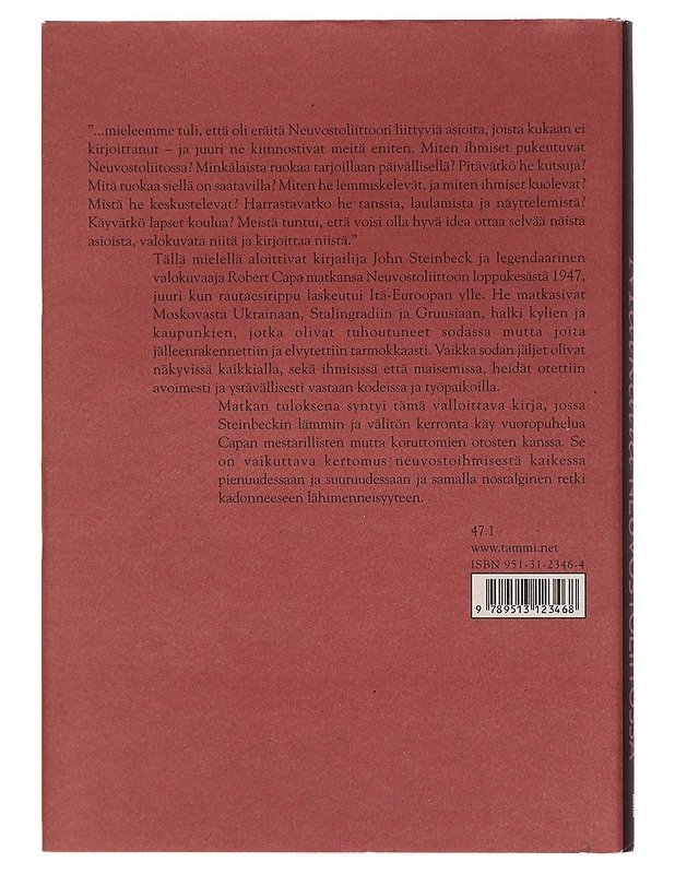 Matkalla Neuvostoliitossa - Steinbeck, John - Tietokirjat ja oppaat - 10105443677 - 1