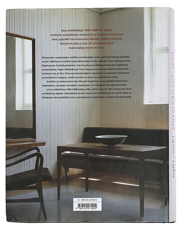 Uusi antiikkikirja 1900-1980 - Hagelstam, Wenzel - Historiakirjat - 10105443685 - 1