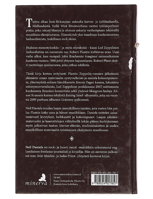 Robert Plant : Led Zeppelin & soolovuodet - Daniels, Neil - Elämäkerrat ja muistelmat - 10105443689 - 1