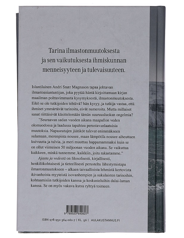 Ajasta ja vedestä - Andri Snær Magnason - Tietokirjat ja oppaat - 10105443707 - 1