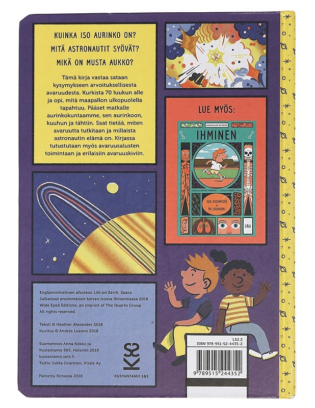Avaruus - Alexander, Heather - Lastenkirjat - 10105443701 - 1