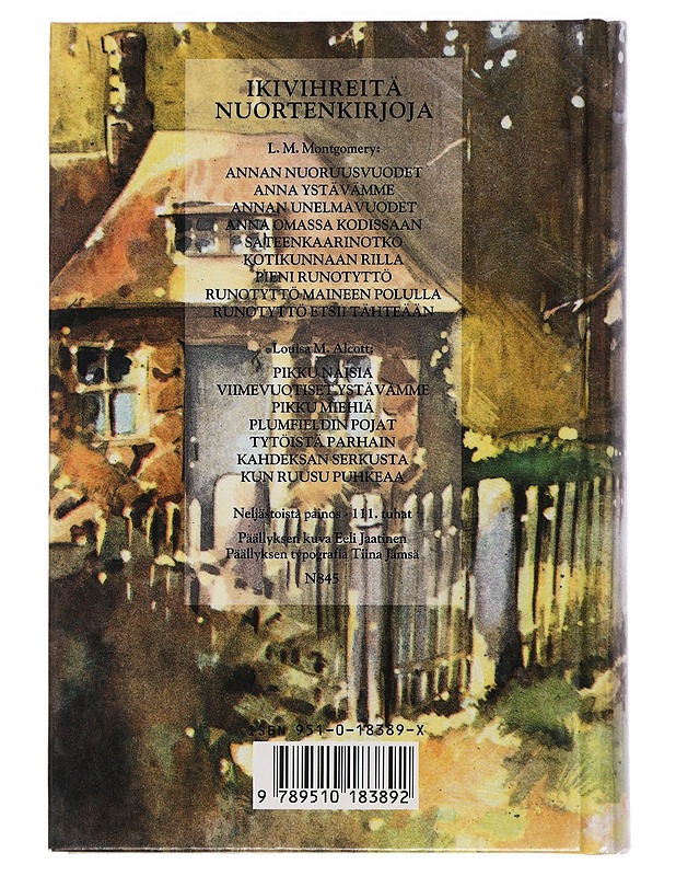 Anna ystävämme - Montgomery, L. M. - Nuorten kirjat - 10105443705 - 1