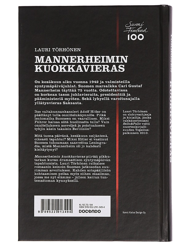Mannerheimin kuokkavieras - Lauri Törhönen - Romaanit ja novellit - 10105443712 - 1