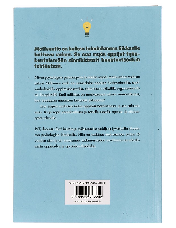 Näin motivoit oppimaan - Kati Vasalampi - Tietokirjat ja oppaat - 10105443787 - 1