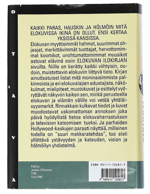 Elokuvan ilokirja - Peter von Bagh - Historiakirjat - 10105443819 - 1