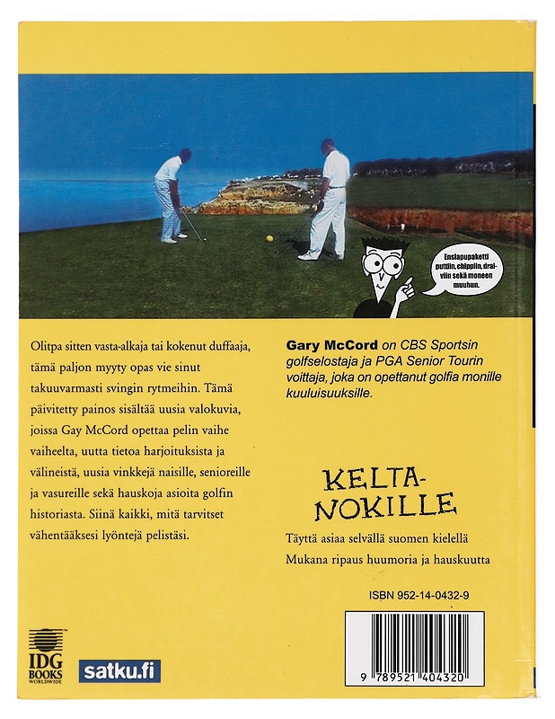 Golf keltanokille - McCord, Gary - Tietokirjat ja oppaat - 10105443826 - 1