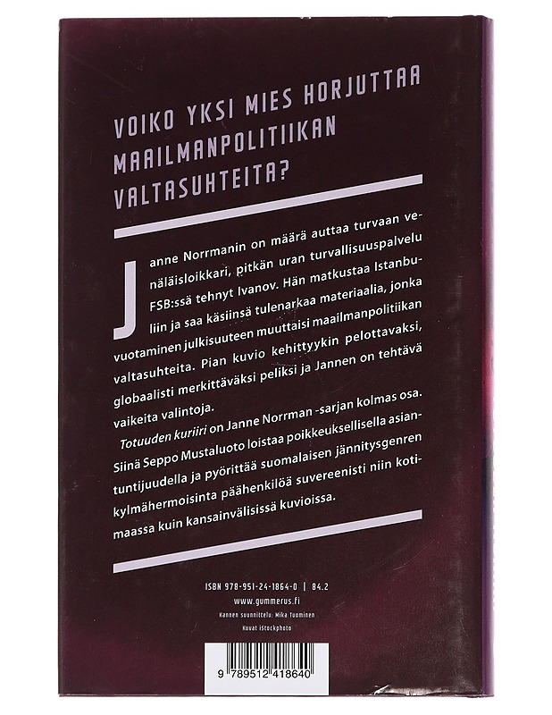 Totuuden kuriiri - Seppo Mustaluoto - Jännitys ja dekkarit - 10105443827 - 1