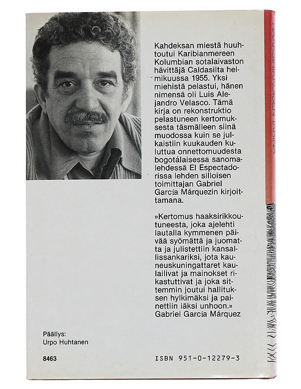 Haaksirikkoisen tarina - Gabriel García Márquez - Kaunokirjallisuus - 10105443856 - 1