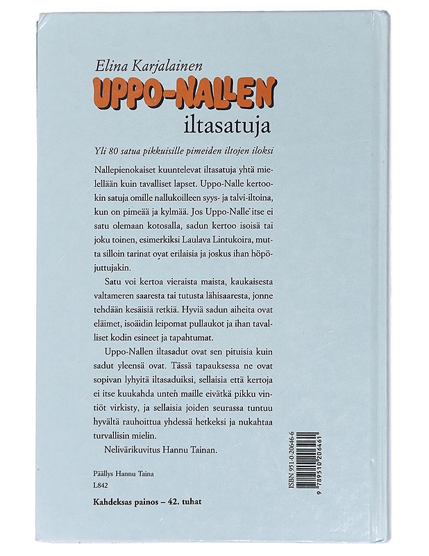 Uppo-Nallen iltasatuja - Karjalainen, Elina - Lastenkirjat - 10105443864 - 1