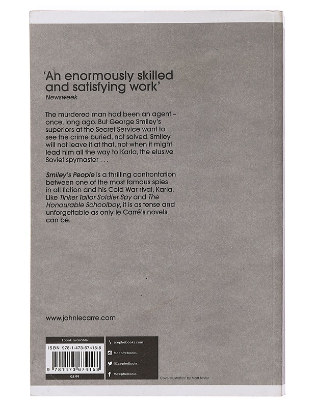 Smiley's People - le Carrè John - Romaanit ja novellit - 10105443875 - 1