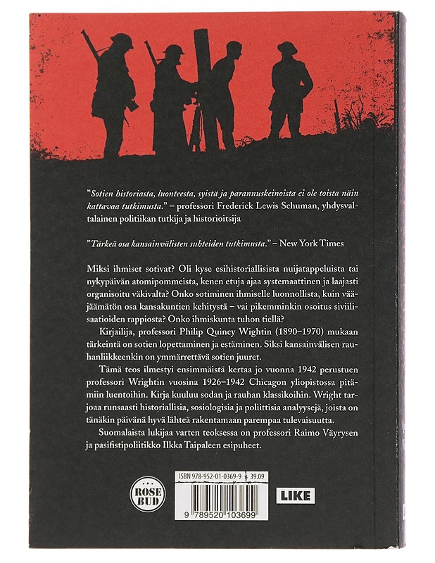 Sodankäynnistä - Wright, Quincy - Historiakirjat - 10105443896 - 1