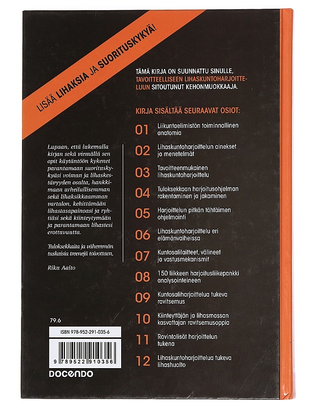 Kaikki kuntosaliharjoittelusta - Aalto, Riku - Harrastekirjat - 10105443916 - 1