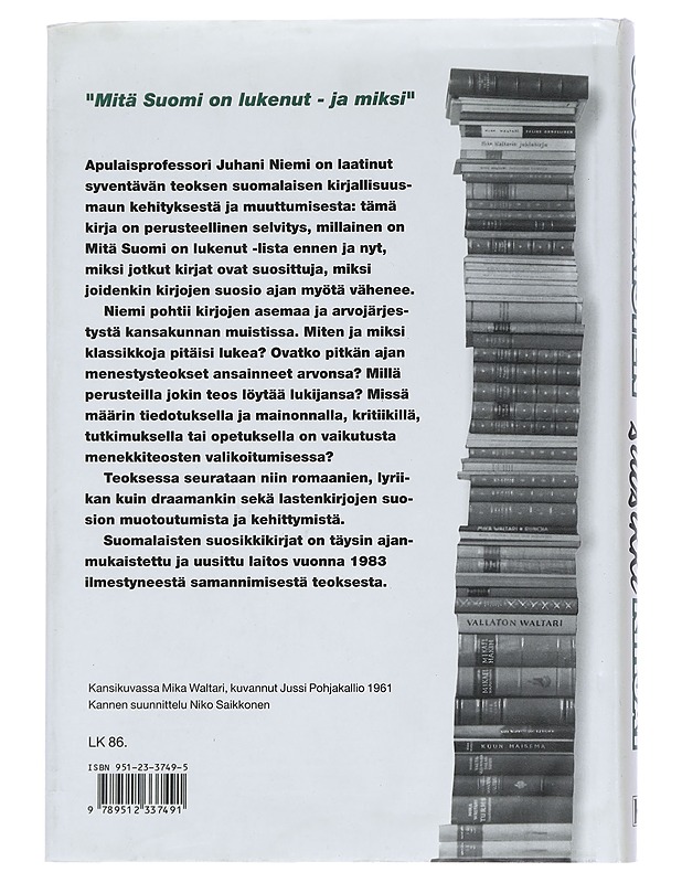 Suomalaisten suosikkikirjat - Juhani Niemi - Lastenkirjat - 10105443935 - 1