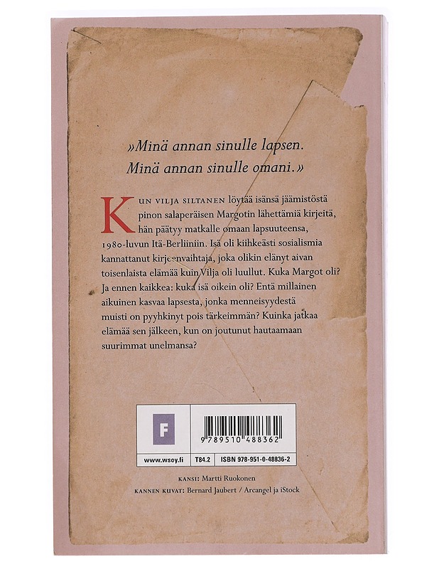 Sinun, Margot - Meri Valkama - Kaunokirjallisuus - 10105443954 - 1