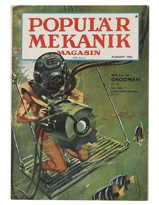 Populär Mekanik Magasin. - Augusti 1955 - Lehdet - 10105443955 - 0