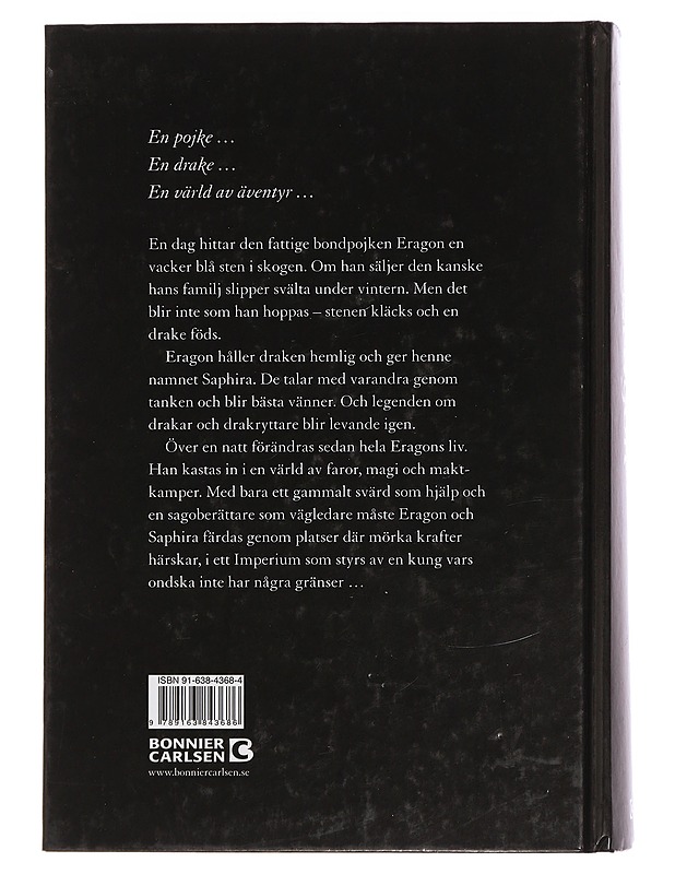 Eragon - Paolini, Christopher - Fantasia- ja scifi - 10105443966 - 1