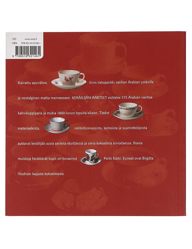 Arabian kahvikuppeja ja mukeja - Westerholm, Sirpa - Historiakirjat - 10105443970 - 1