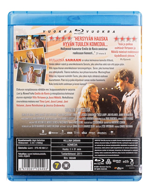 Hulluna Saraan - Blu-Ray  - Blu-ray-levyt - 10105443983 - 1