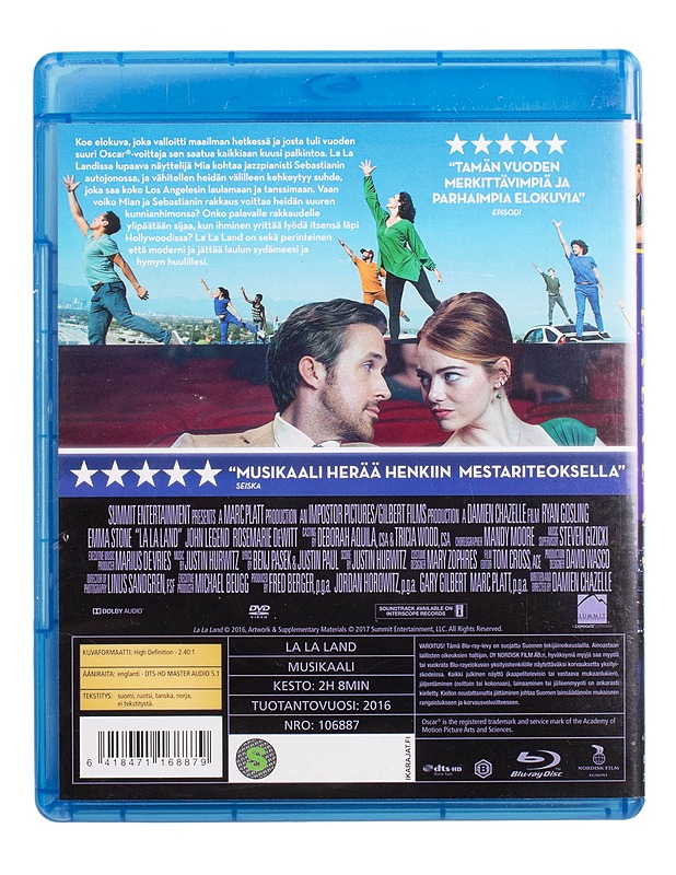 La La land - Blu-Ray - Blu-ray-levyt - 10105443992 - 1