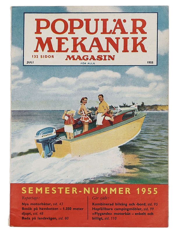 Populär Mekanik Magasin. - Juli 1955 - Lehdet - 10105443993 - 0