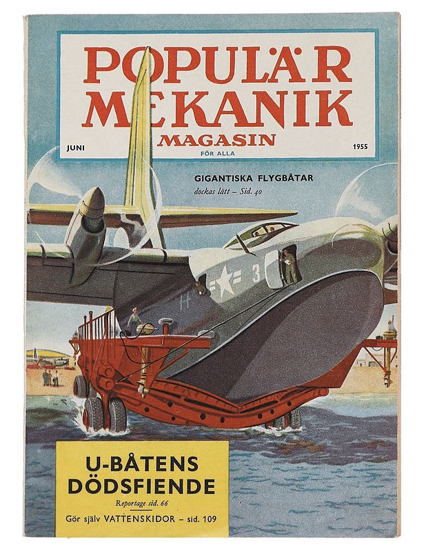 Populär Mekanik Magasin. - Juni 1955 - Lehdet - 10105443996 - 0