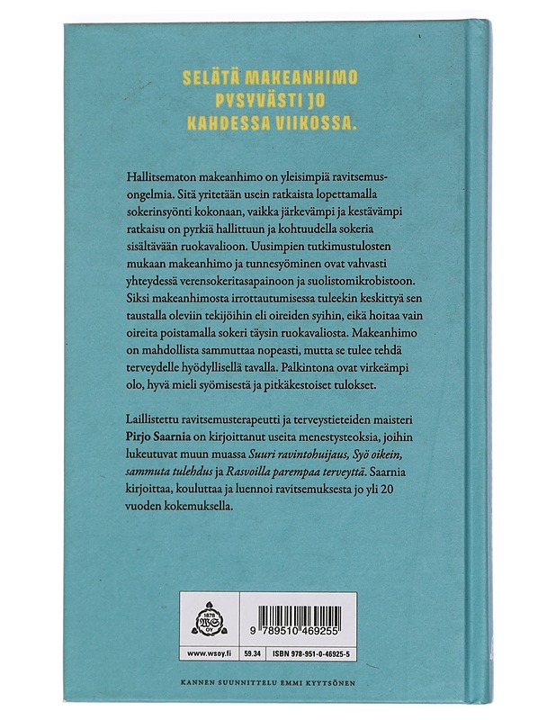 Irti sokerikoukusta 2 viikossa - Pirjo Saarnia - Tietokirjat ja oppaat - 10105444005 - 1