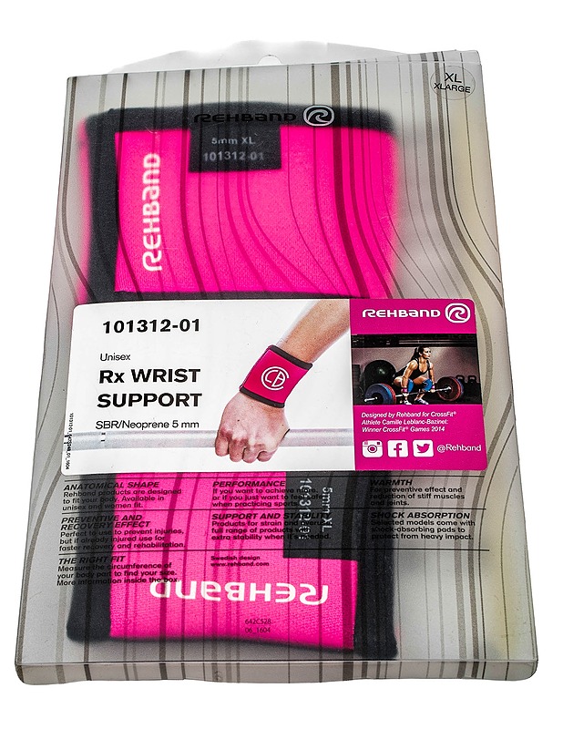 REHBAND RX Wrist Support rannetuki, XL - Muut urheiluvälineet ja vapaa-aika - 10105444028 - 0