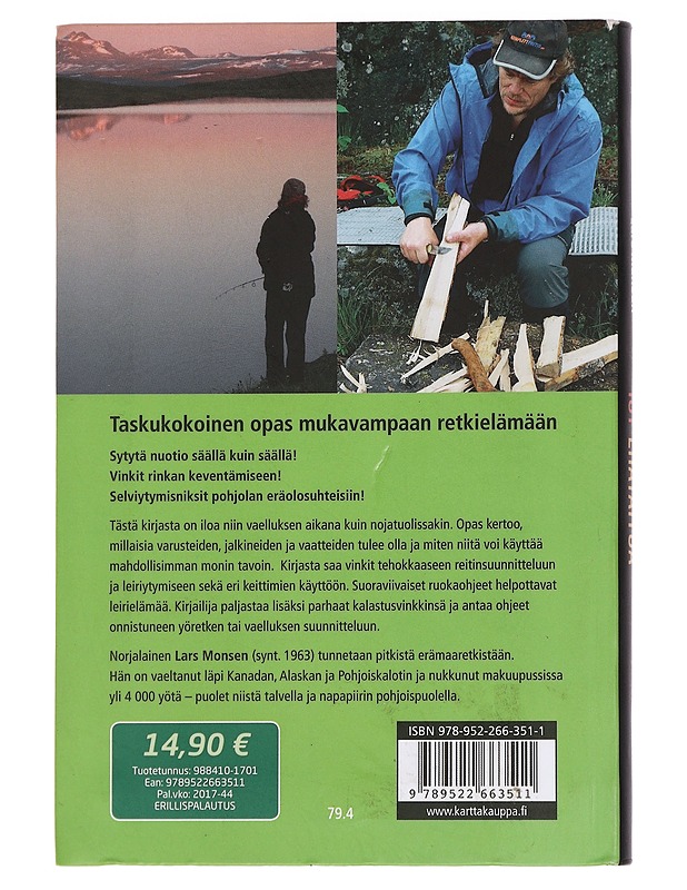 101 erätaitoa : retkeilijän parhaat vinkit - Monsen, Lars - Tietokirjat ja oppaat - 10105444029 - 1