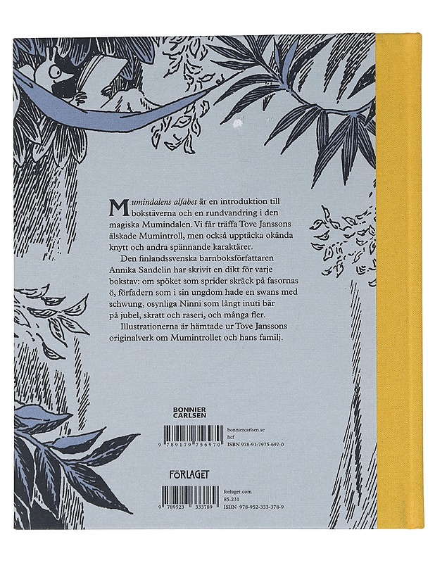 Mumindalens alfabet - Sandelin, Annika - Lastenkirjat - 10105444041 - 1