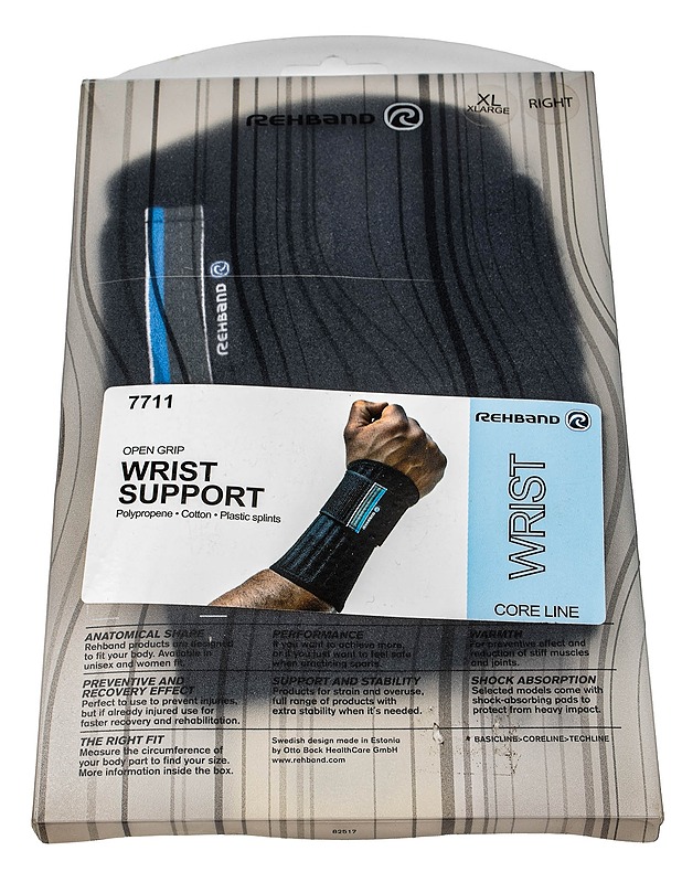 REHBAND 7711 Core Line rannetuki, XL Oikea - Muut urheiluvälineet ja vapaa-aika - 10105444042 - 0