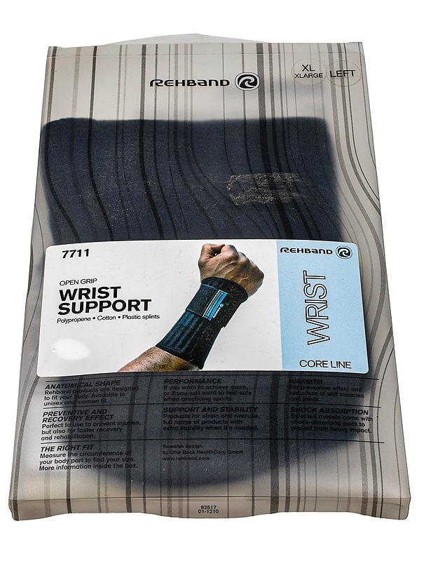REHBAND 7711 Open Grip Wrist Support rannetuki, XL Vasen - Muut urheiluvälineet ja vapaa-aika - 10105444045 - 0