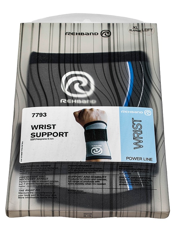 REHBAND 7793 Power Line rannetuki, XL Vasen - Muut urheiluvälineet ja vapaa-aika - 10105444050 - 0